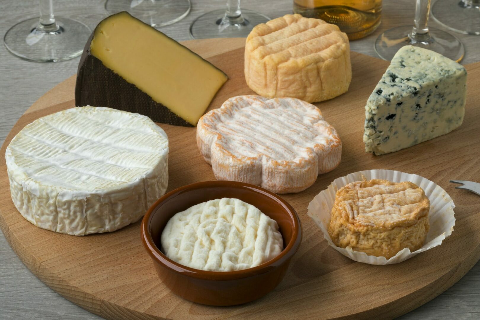 variété de fromages