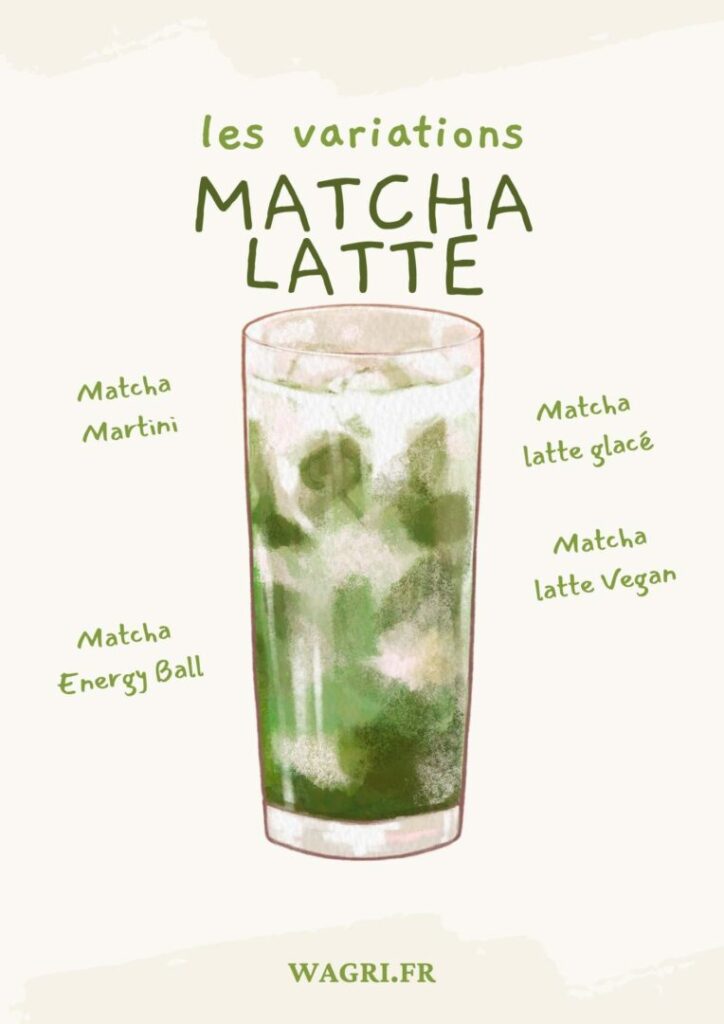 les variations du matcha latte